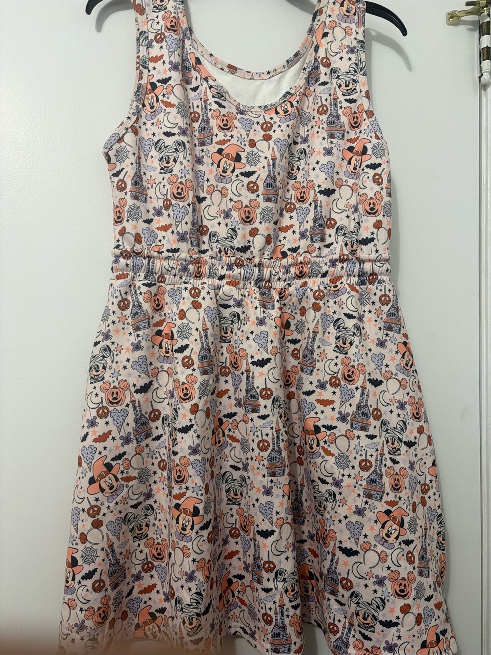 The Magic Box Disney Halloween print scuba athletic dress with shorts - Picture 2 of 5